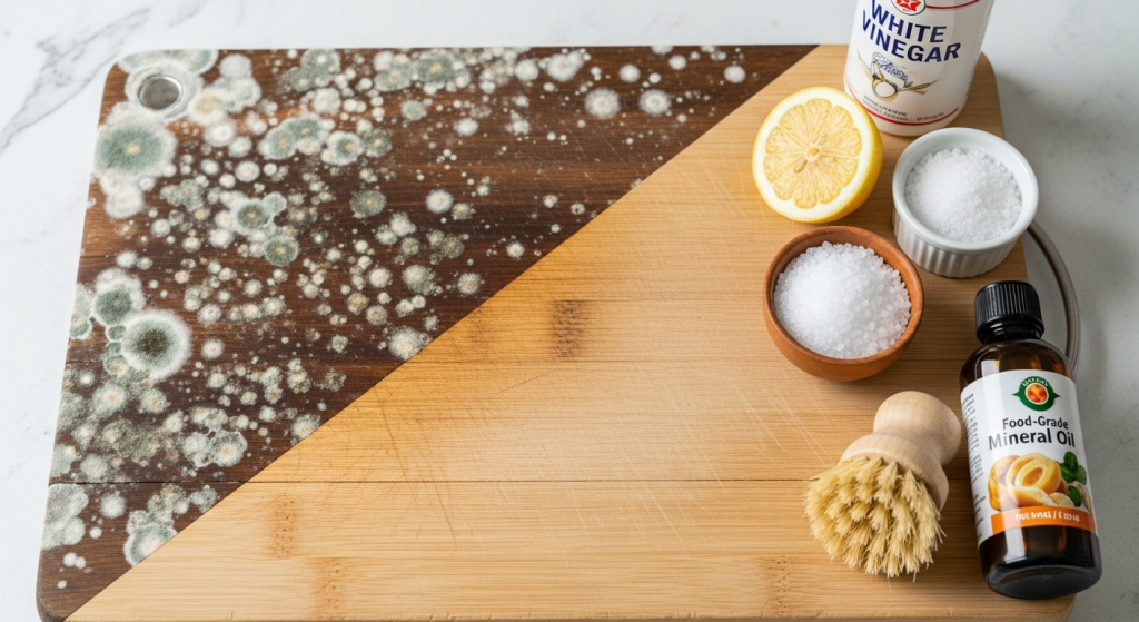 How to Get Rid of Mold on Wood Cutting Board