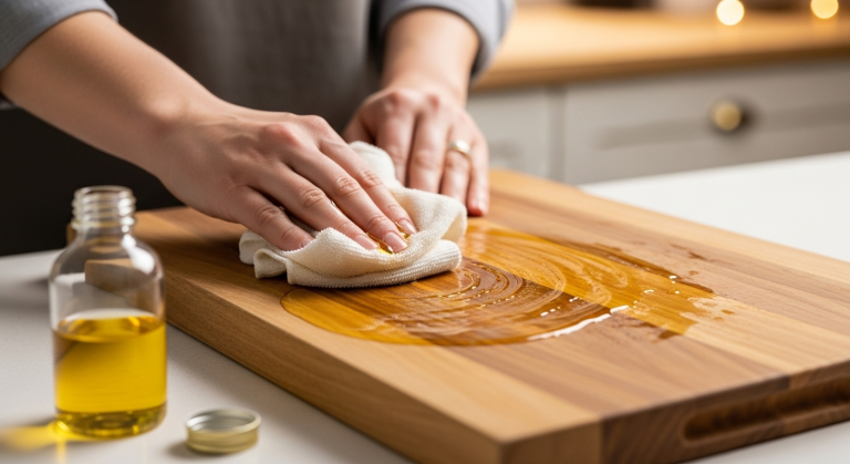 How to Season Wooden Cutting Board