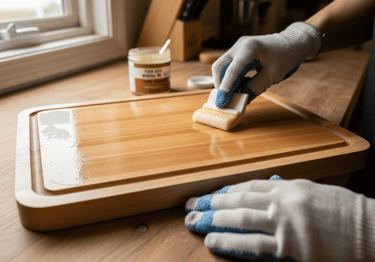 How to finish wood cutting board