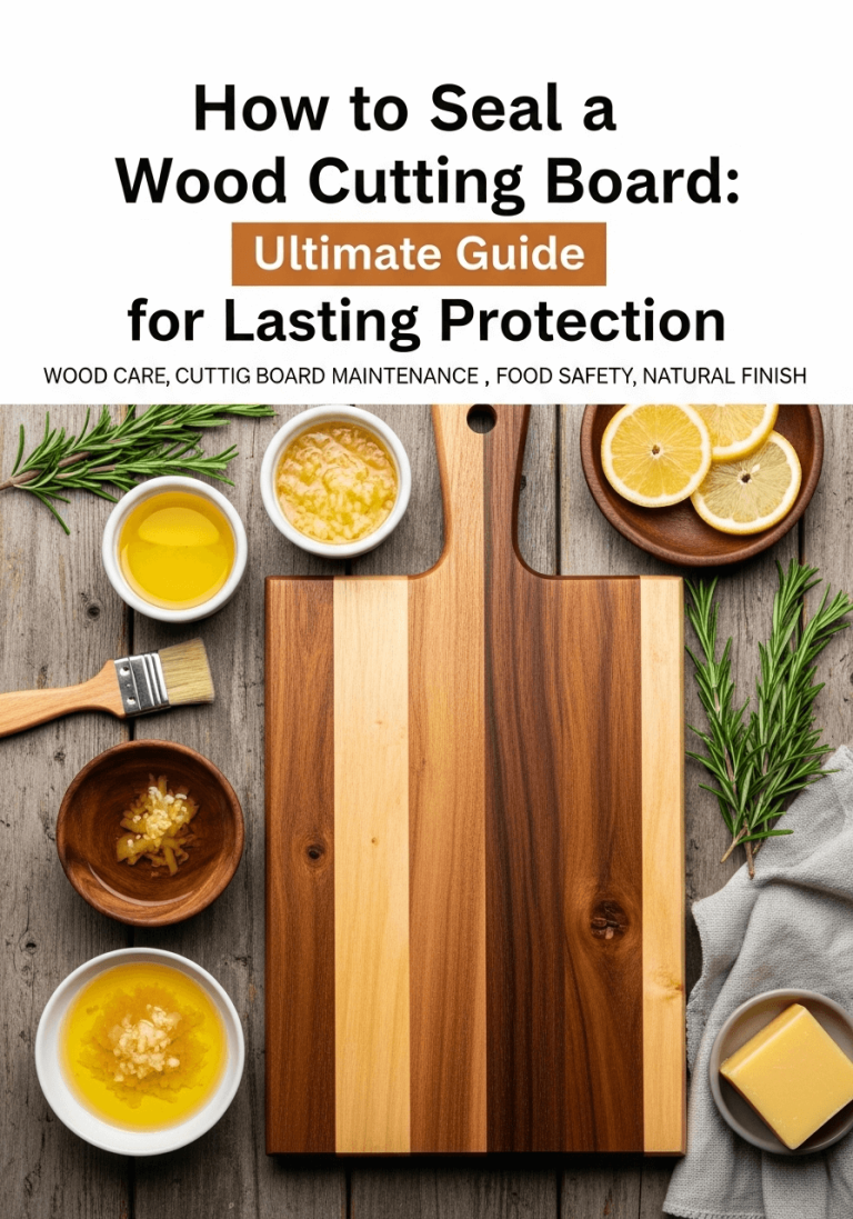How to seal wood cutting board