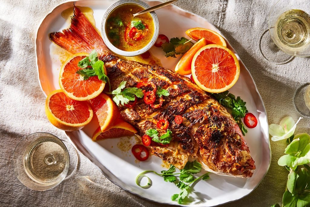 How Long Grill Red Snapper 1024x682
