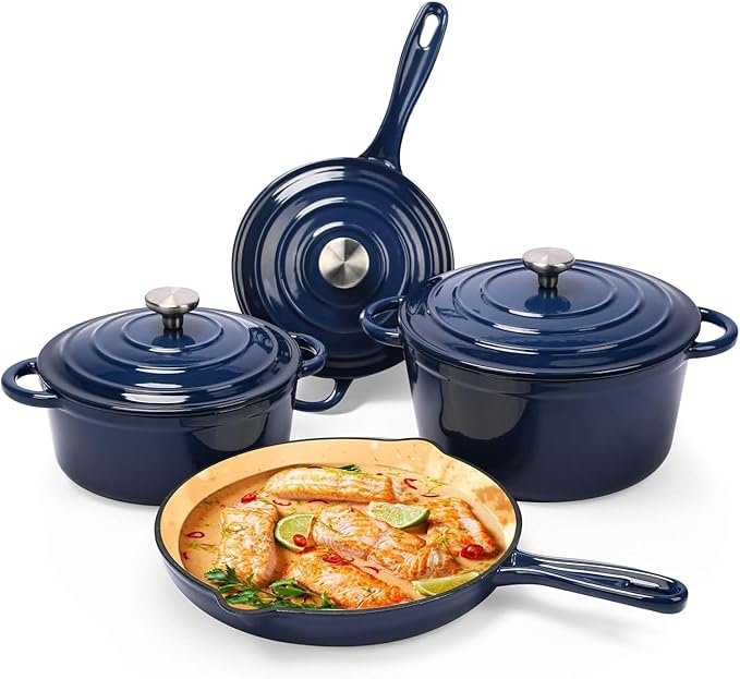 20 Piece Cast Iron Cookware Set