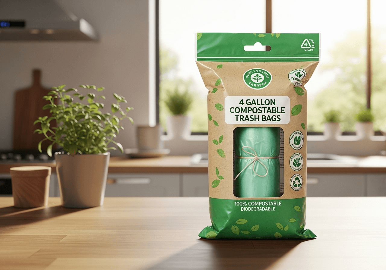 4 Gallon Compostable Trash Bags: Eco-Friendly, Durable, and Leak-Proof Solutions