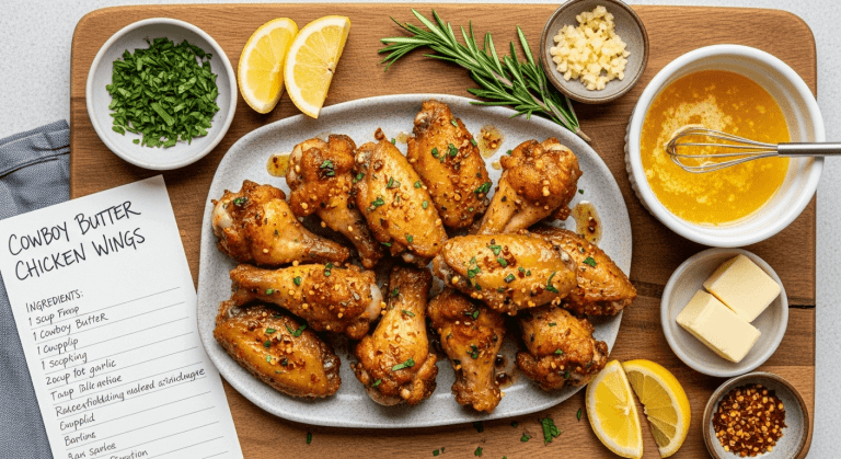 Cowboy Butter Chicken Wings – Crispy, Juicy & Flavorful Recipe