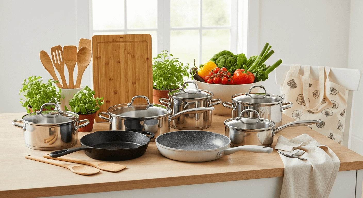 Best Eco-Friendly Kitchen Cookware for Healthy Cooking