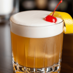 Egg White in Whiskey Sour