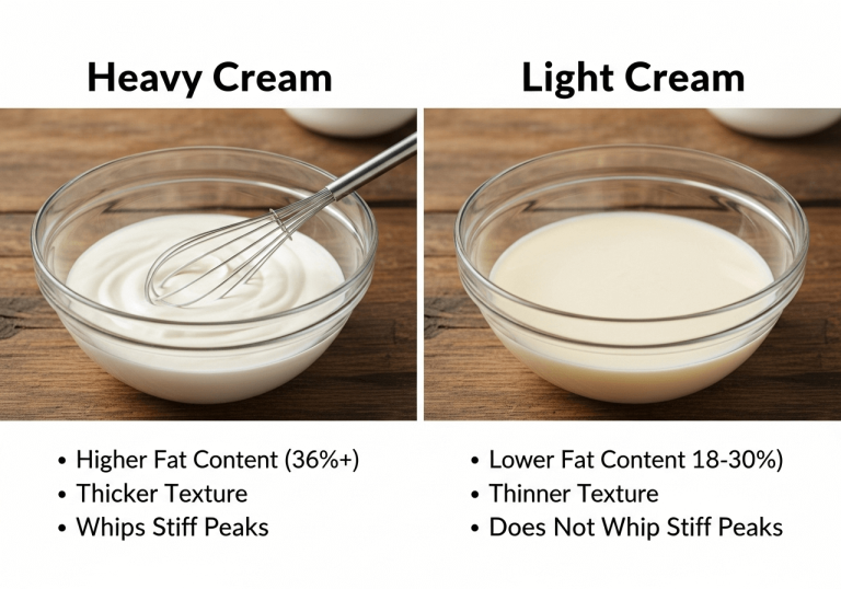 Heavy Cream Vs Light Cream