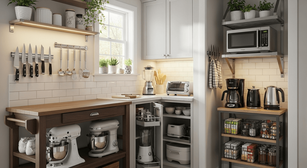 How Do You Organize Small Appliances in a Small Kitchen