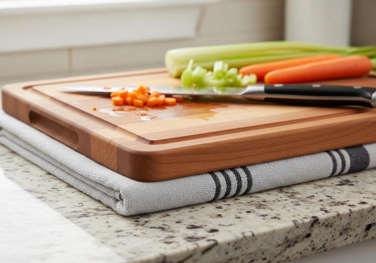 How is a Cutting Board Stabilized