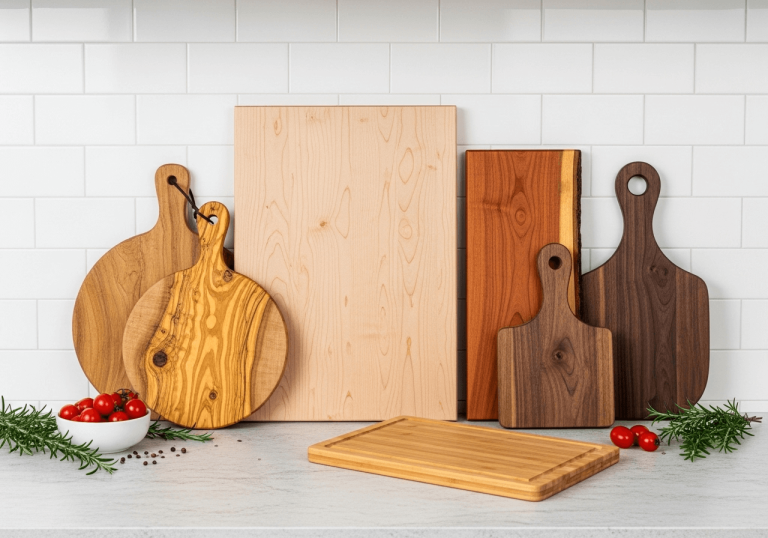 How to Display Cutting Boards on Kitchen Counter