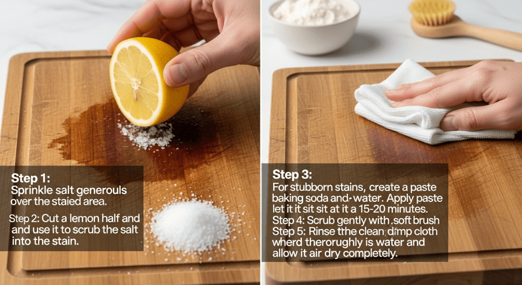 How to Get Stain Out of Wood Cutting Board