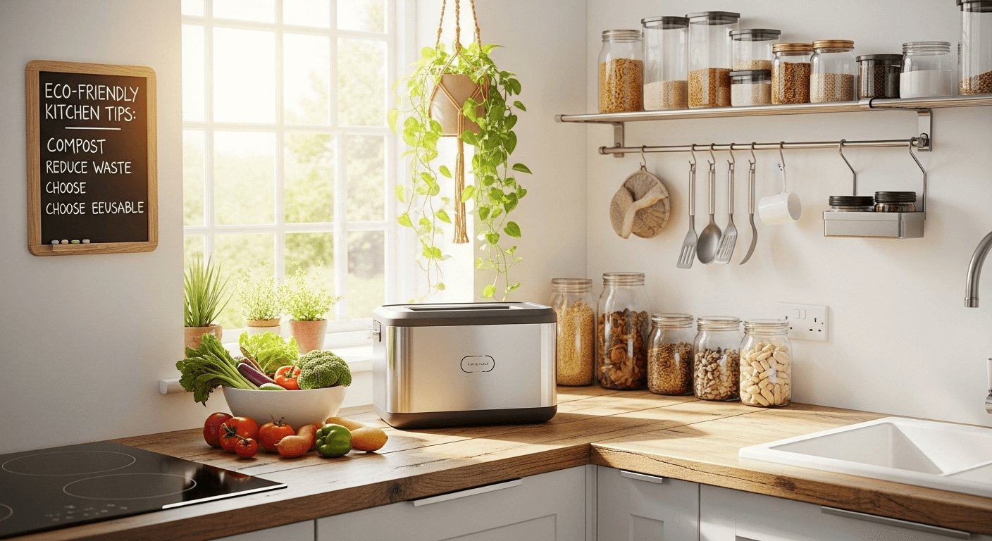 Eco-Friendly Kitchen Ideas to Reduce Waste and Save Energy