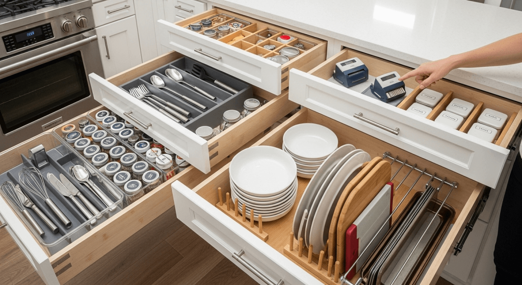 How to Organize Kitchen Drawers