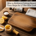 How to Restore a Cutting Board