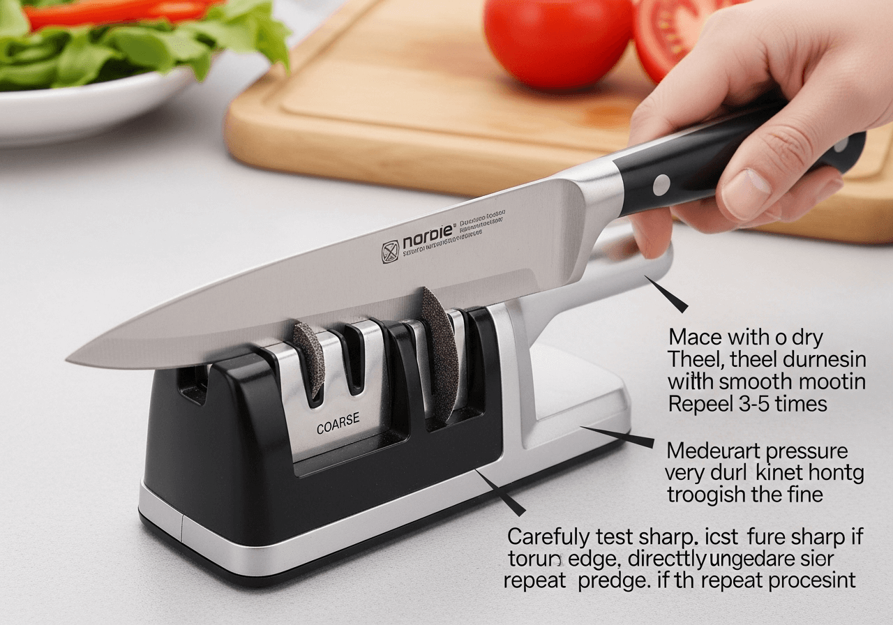 How to Use a Kitchen Knife Sharpener: Master Expert Techniques Fast