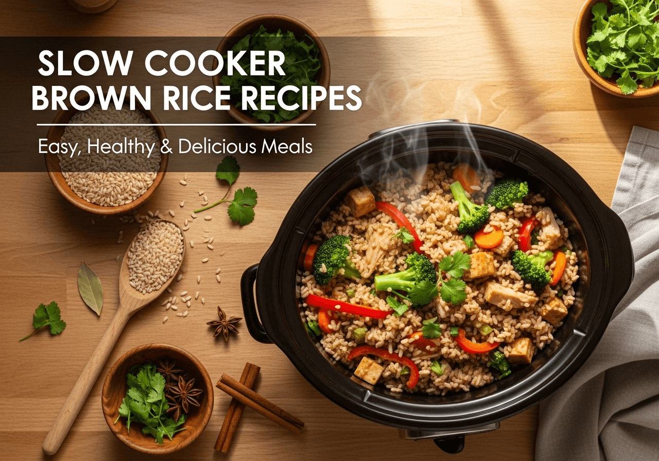 Slow Cooker Brown Rice Recipes: Easy, Healthy & Delicious Meals