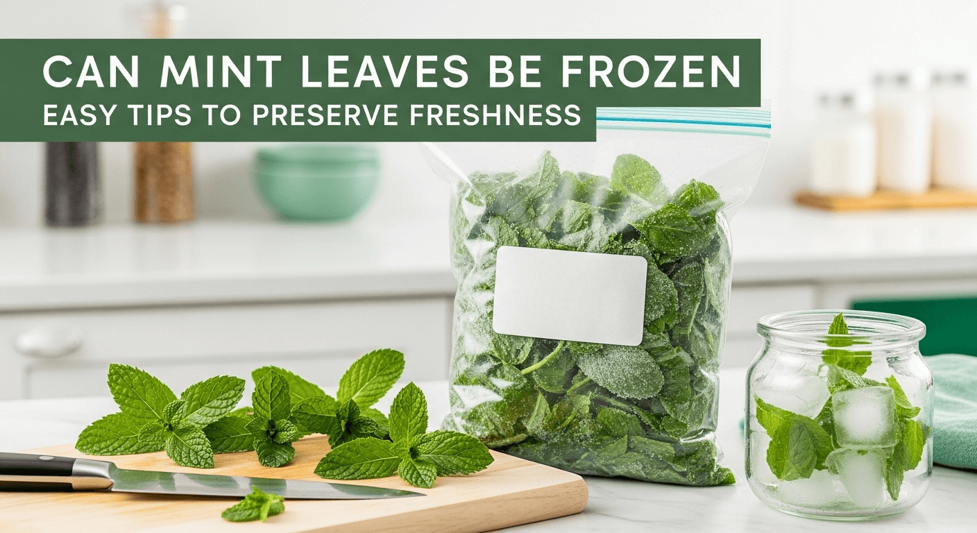 Can Mint Leaves Be Frozen