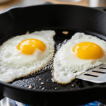 Cook Eggs on Cast Iron