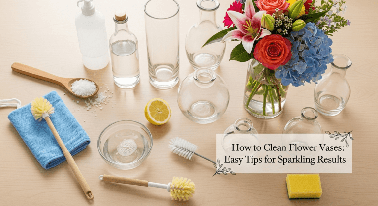 How to Clean Flower Vases