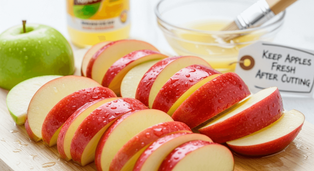 Keep Apples Fresh After Cutting