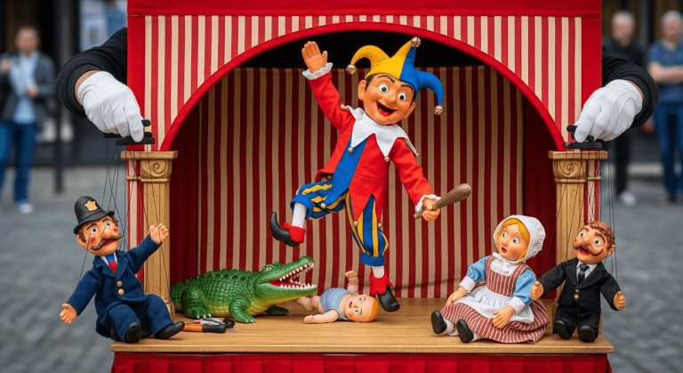 Origin of Pleased As Punch