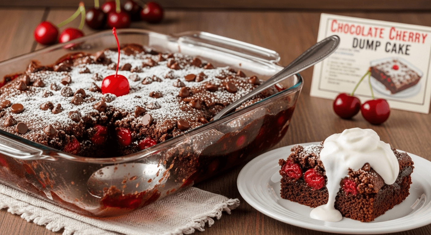Recipe Chocolate Cherry Dump Cake
