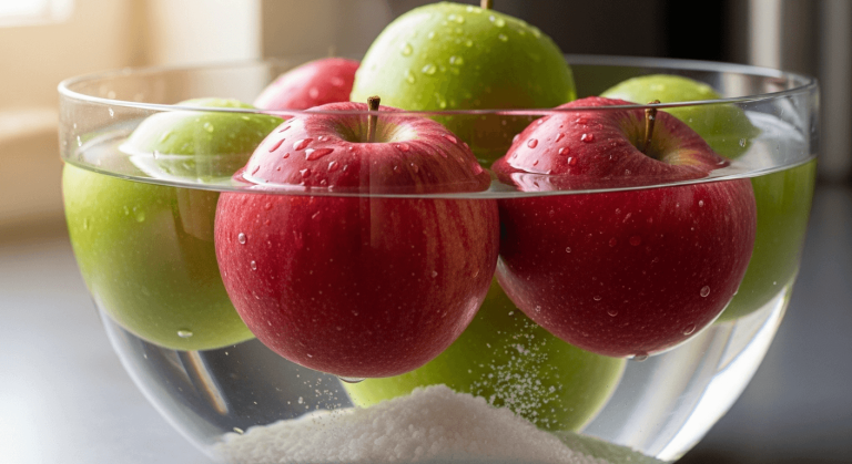 Soak Apples in Salt Water