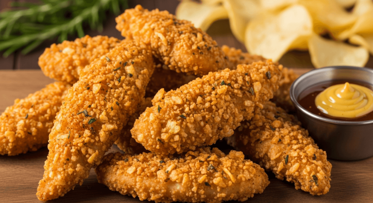 Potato Chip Crusted Chicken Tenders