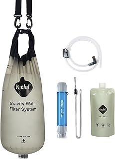Yuclet Gravity Water Filter System w/