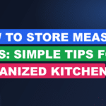 How to Store Measuring Cups: Simple Tips for Organized Kitchens